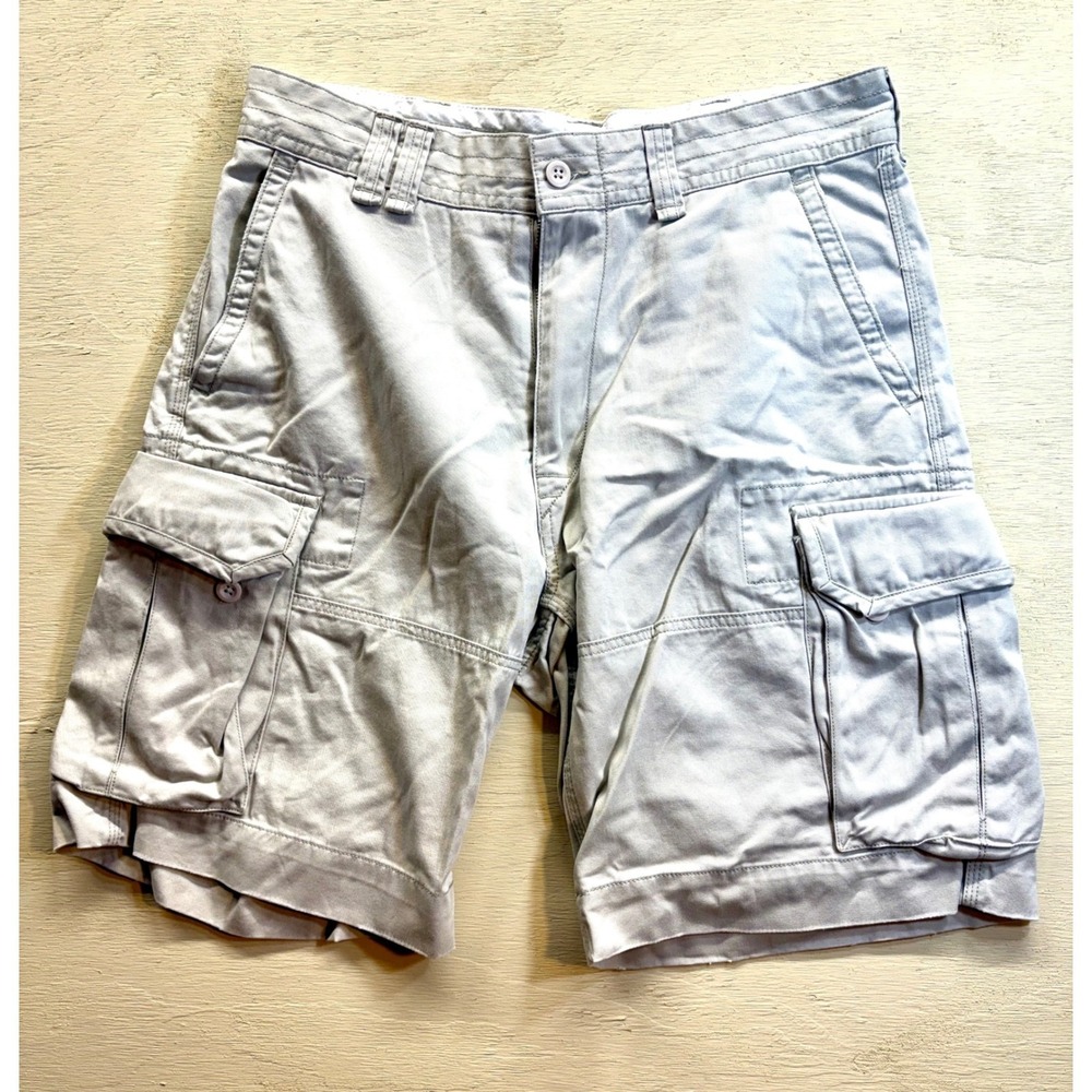 Polo Ralph Lauren Men's 34 Cargo Shorts Khaki Tan oversized Wide Leg Streetcore